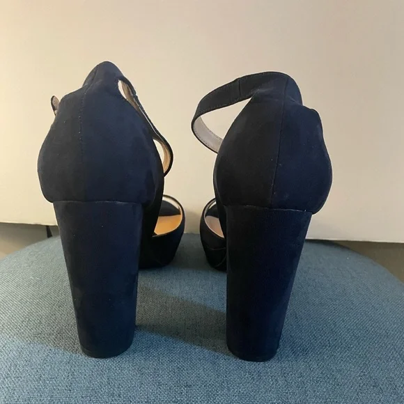 American Rag Cie Areeta Womens size 10 Solid Peep toe Platform Heels - Picture 8 of 12